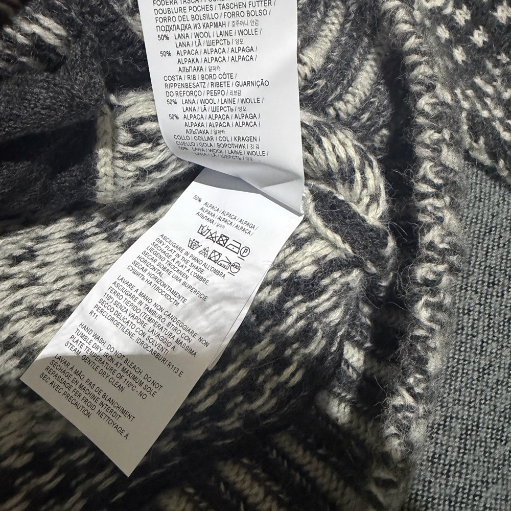 Golden Goose Boxi Cardigan Men’s Size Medium Wool/alpaca Zip Up. New never worn - Picture 10 of 15